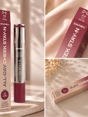 SACHEU All-Day Cheek Stay-N Long Wear Liquid Blush 03 I’m Guilty Nude Mauve 10ml